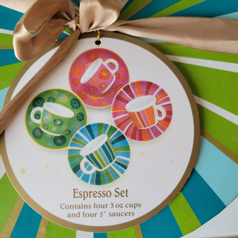 NWT/NIB Espresso Set ~ Julia Minasian for Target ~ MCM & Mod Look ~ Cute!